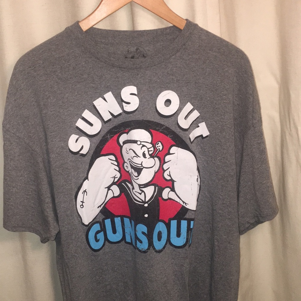 Popeye Suns out guns out tshirt
